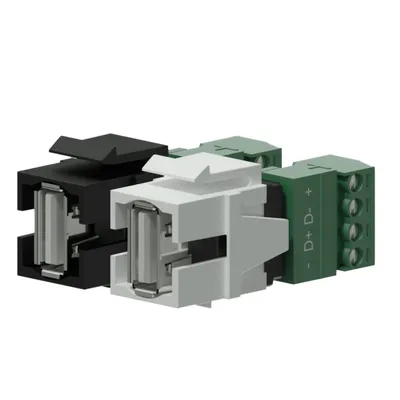 Adapter PROCAB VCK625/W, USB 2.0 A  do 4-pinowy euroblock, biały
