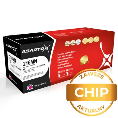 Toner Asarto do HP 216MN | W2413A | 850 str. | magenta | z chip