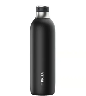 Brita Butelka ze stali nierdzewnej SodaTRIO | 1l | czarna