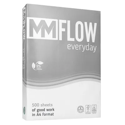 Papier ksero Flow Everyday 146 CIE | A4 | 80g | 500 arkuszy | Klasa C