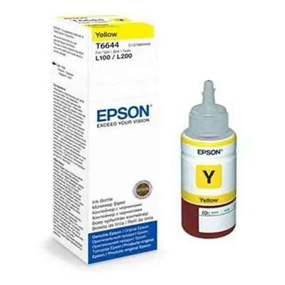 Butelka z tuszem Epson T6644 do L-100/200/210/300/355/550  | 70ml | yellow