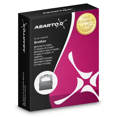 Taśma Asarto do Brother R651N | TZE651 |  black/YL | 24mm*8m