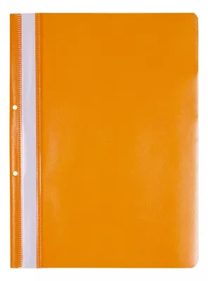 Skoroszyt OFFICE PRODUCTS, PP, A4, 2 otwory, 100/170mikr., wpinany, pomarańczowy
