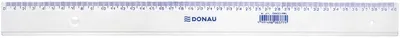 Linijka DONAU, 40cm, transparentna