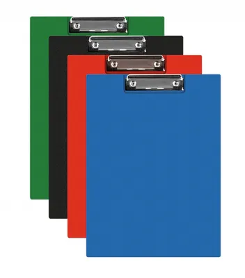 Clipboard Q-CONNECT teczka, PVC, A4 mix kolorów