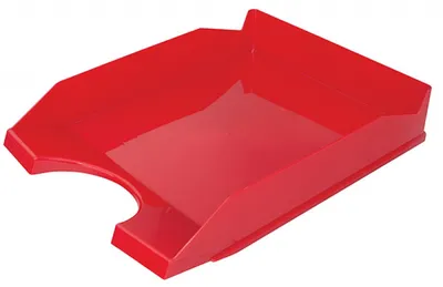 Szufladka na biurko OFFICE PRODUCTS, polistyren, A4, czerwona