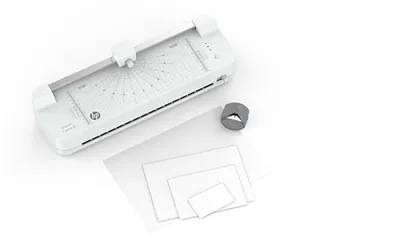 Laminator HP ONELAM COMBO A3, zintegrowany trymer, prędkość laminowania 40 cm/min, biały