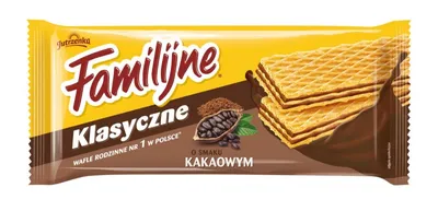 Wafle Familijne JUTRZENKA, 180 g, kakaowe