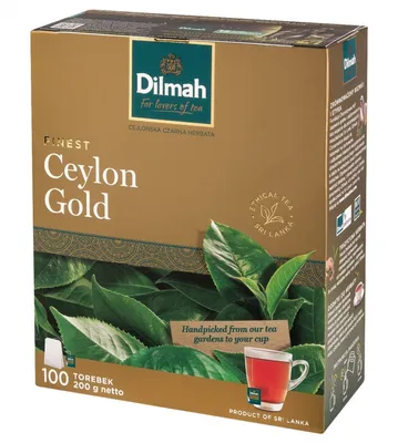 Herbata DILMAH Ceylon Gold, 100 torebek
