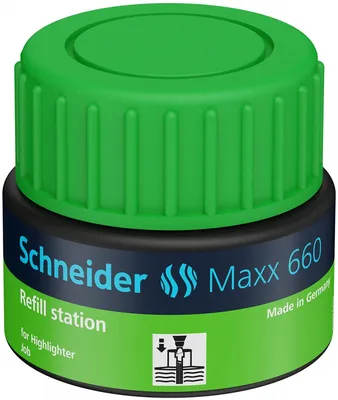 Stacja uzupełniająca SCHNEIDER Maxx 660, 30 ml, zielony