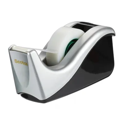 Dyspenser do taśm SCOTCH® (C60-ST), czarno-srebrny, taśma GRATIS