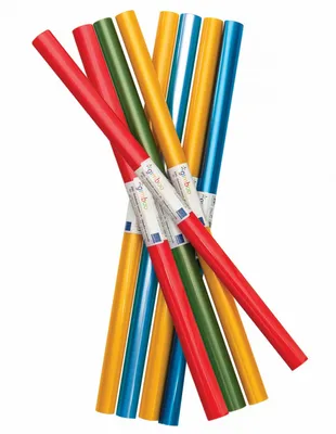 Okładka na książki GIMBOO w rolce, PP, 65mikr., 40x180cm, mix kolorów