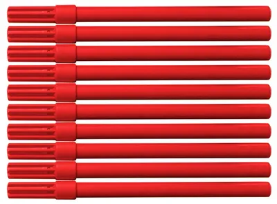 Flamaster biurowy OFFICE PRODUCTS, 10szt., czerwony