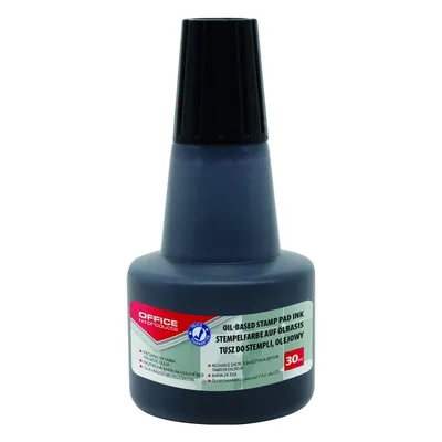 Tusz olejowy do pieczątek metalowych OFFICE PRODUCTS, 30ml, czarny