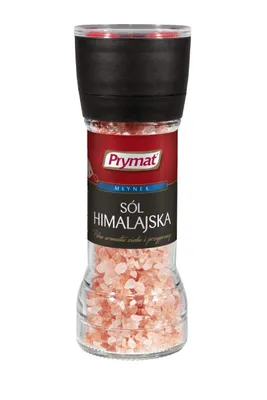 Sól himalajska PRYMAT, młynek, 110g