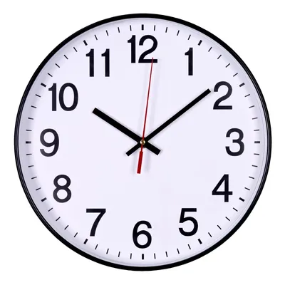 Zegar ścienny OFFICE PRODUCTS, plastikowy, 34cm, czarny