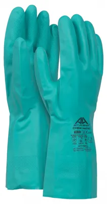 Rękawice chemiczne ACTIVE CHEM, kat. III, rozm. 11, zielone