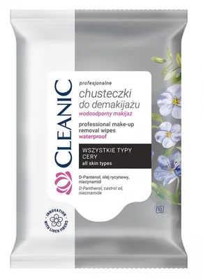 Chusteczki do demakijażu CLEANIC, profesjonalne, 10 szt.