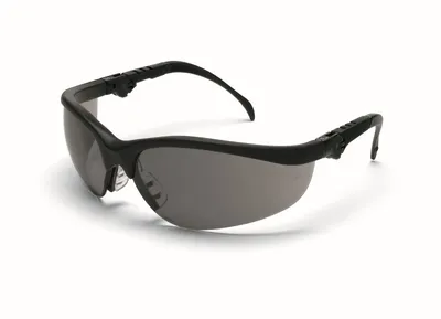 Okulary ochronne MCR Klondike Plus, szare soczewki, czarne oprawki
