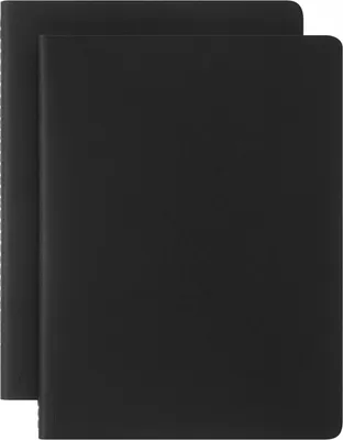 Zestaw 2 zeszytów MOLESKINE Smart Cahier, XL, 19x25cm, w linie, czarny