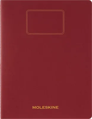 Zeszyt MOLESKINE Student Cahier, XXL, w linie, 21,6x27,9cm, czerwony