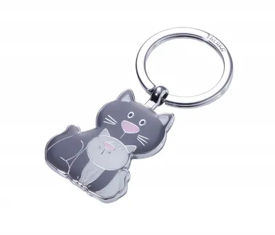Brelok TROIKA Cat & Kitty, emaliowany metal
