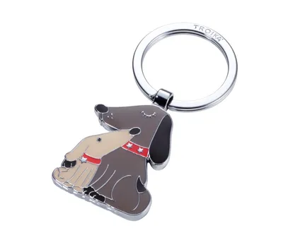 Brelok TROIKA Dog & Doggy, emaliowany metal