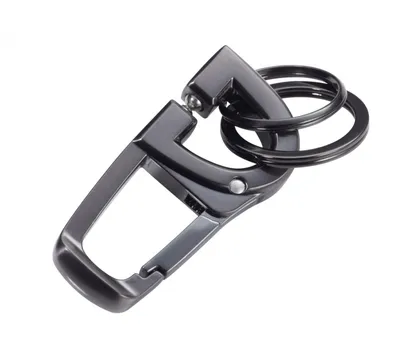 Brelok TROIKA D-Click, system click-lock, karabińczyk, metal