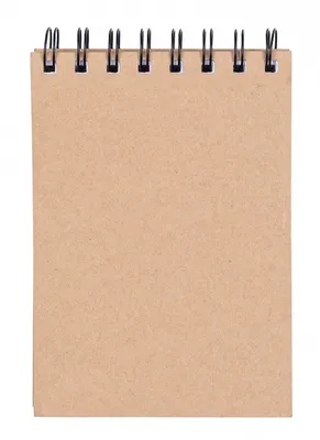 Kołonotatnik OFFICE PRODUCTS, craft, A6, w linie, 80 kart., 80gsm, brązowy