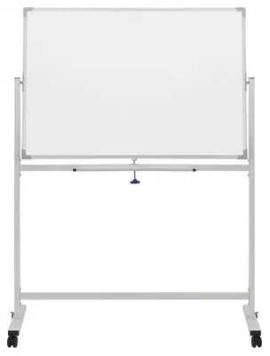 Tablica mobilna suchoś. -magn. OFFICE PRODUCTS, dwustronna, lakierowana, rama aluminiowa, 110x75cm, biała