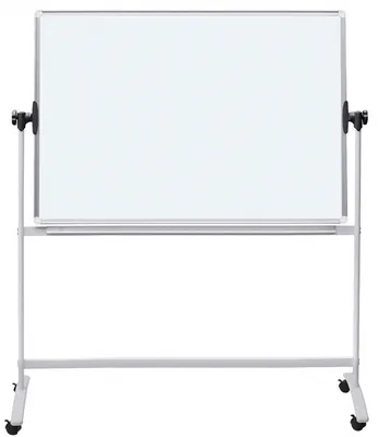 Tablica mobilna suchoś. -magn. OFFICE PRODUCTS, dwustronna, lakierowana, rama aluminiowa, regulacja kąta nachylenia, 180x120cm,