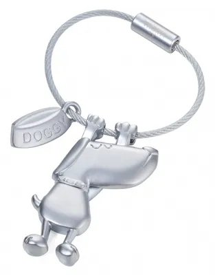 Brelok TROIKA Doggy, 2 charmsy, metal
