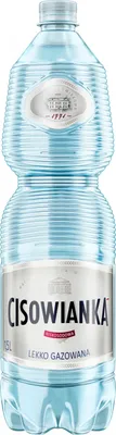 Woda Cisowianka, lekko-gazowana, butelka plastikowa, 1,5l, kaucja