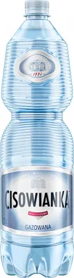 Woda Cisowianka, gazowana, butelka plastikowa, 1,5l, kaucja