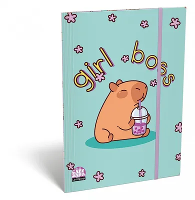 Teczka z gumką ICO Lizzy Lollipop Capybara, A5, mix kolorów