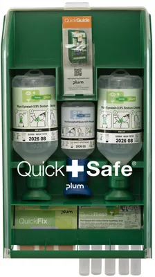 Apteczka ścienna PLUM QuickSafe Basic, z wyposażeniem
