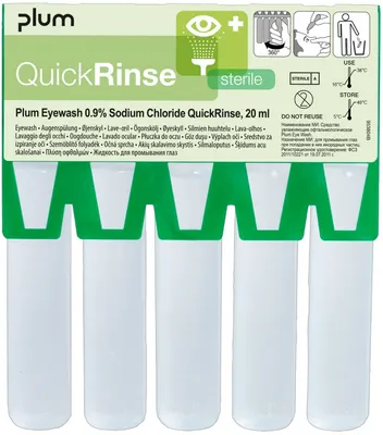 Ampułki do płukania oczu PLUM QuickRinse, 5x20ml