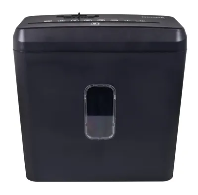Niszczarka OFFICE PRODUCTS, ścinki, do 5 kartek A4, kosz 8l, czarna