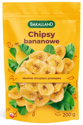 Chipsy bananowe BAKALLAND, 200g