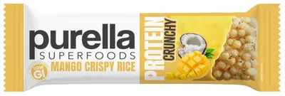 Baton proteinowy PURELLA, mango crispy rice, 45g