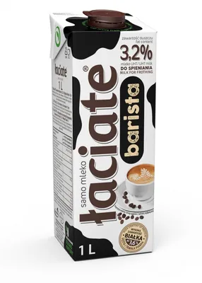 Mleko UHT ŁACIATE Barista, 3,2%, 1l