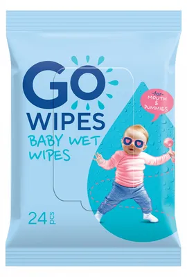 Chusteczki nawilżane dla noworodków GOWIPES, 24 szt.