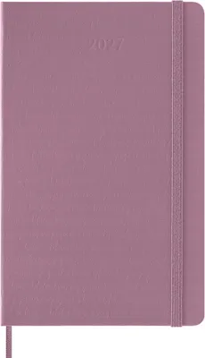 Kalendarz dzienny MOLESKINE 2027, 12M, L, 13x21cm, twarda oprawa, majestic pink