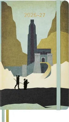 Kalendarz tygodniowy MOLESKINE 2026 Lord of the Rings, 18M, L, 13x21cm