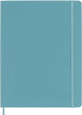 Notatnik MOLESKINE, XL ekstra duży, gładki, twarda okładka, turkusowy