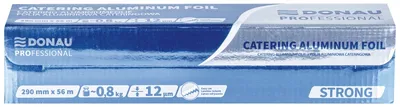Folia aluminiowa cateringowa DONAU PROFESSIONAL, 0,8kg, 290mm×56m, gr.12
