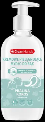 Kremowe mydło do rąk CLEANHANDS, 500ml, pralina i kokos