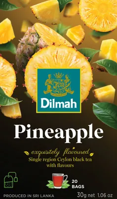 Herbata DILMAH, czarna, ananas, 20 torebek