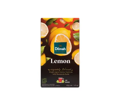 Herbata DILMAH, czarna, cytryna, 20 kopert