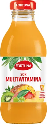 Sok FORTUNA, multiwitamina, szkło, 0,3l